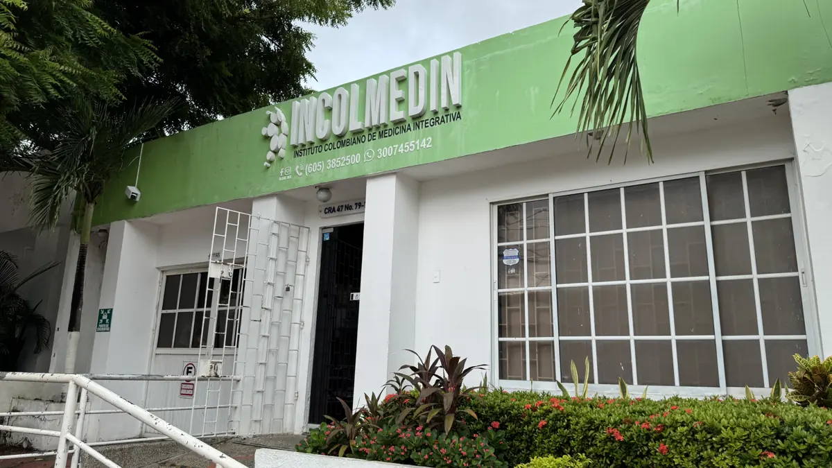 Fachada de INCOLMEDIN, Instituto Colombiano de Medicina Integrativa, en Barranquilla